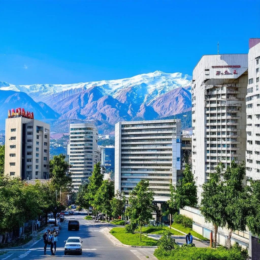 Almaty cityscape